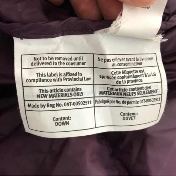 Eddie Bauer Luna Peak Down Filled Jacket in Deep Eggplant - Picture 11 of 12